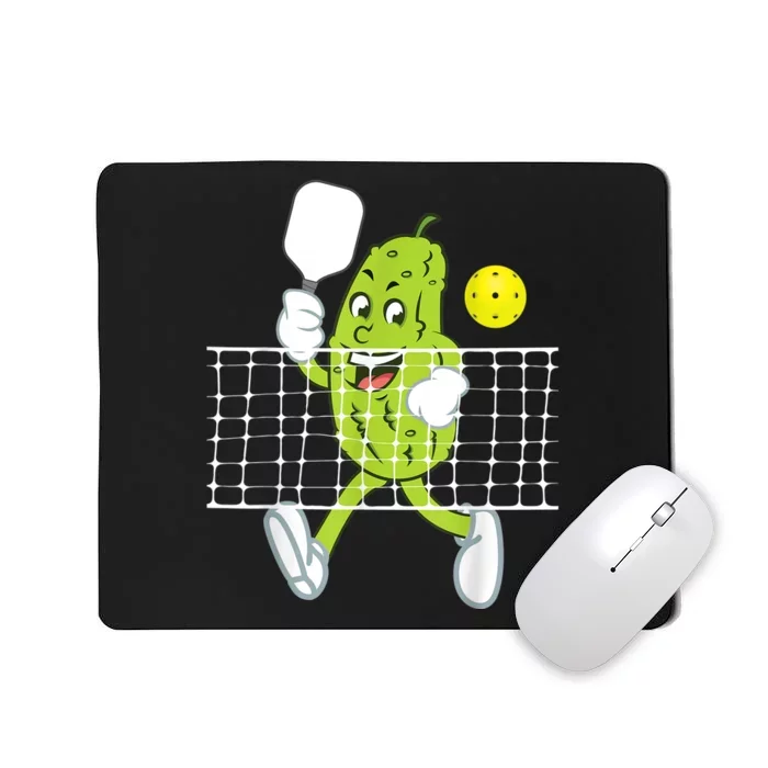 Pickle Playing Pickleball - Funny Pickleball Paddleball Mousepad