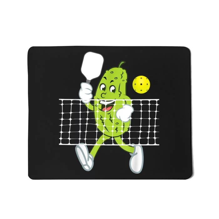 Pickle Playing Pickleball - Funny Pickleball Paddleball Mousepad