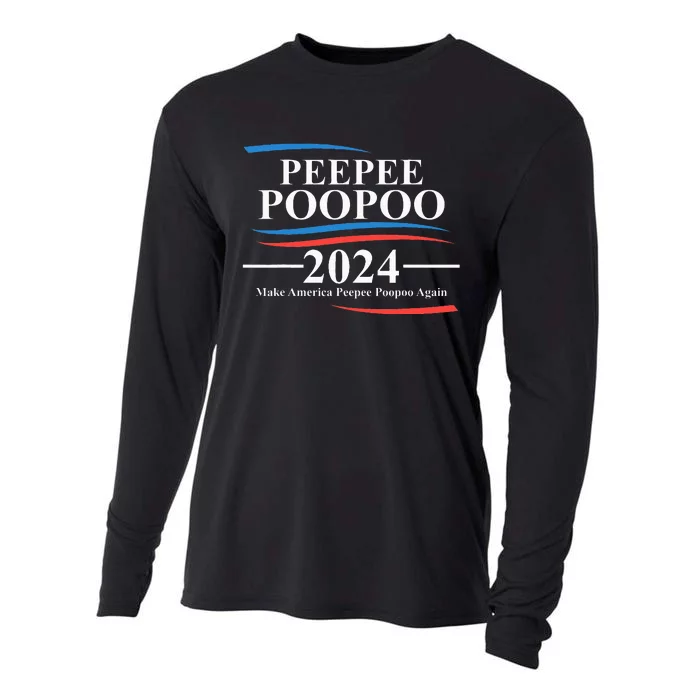 Pee Pee Poo Poo 2024 Peepee Poopoo Meme Cooling Performance Long Sleeve Crew