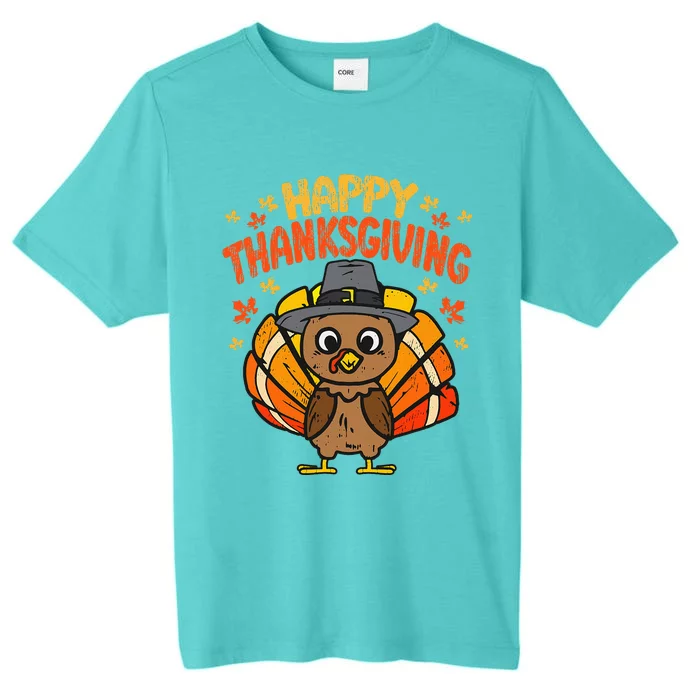 Pugkin Pug Pumpkin Halloween Thanksgiving Dog ChromaSoft Performance T-Shirt