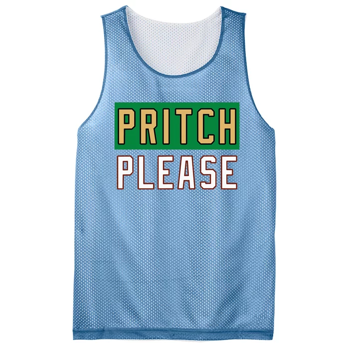 Pritch Please Mesh Reversible Basketball Jersey Tank