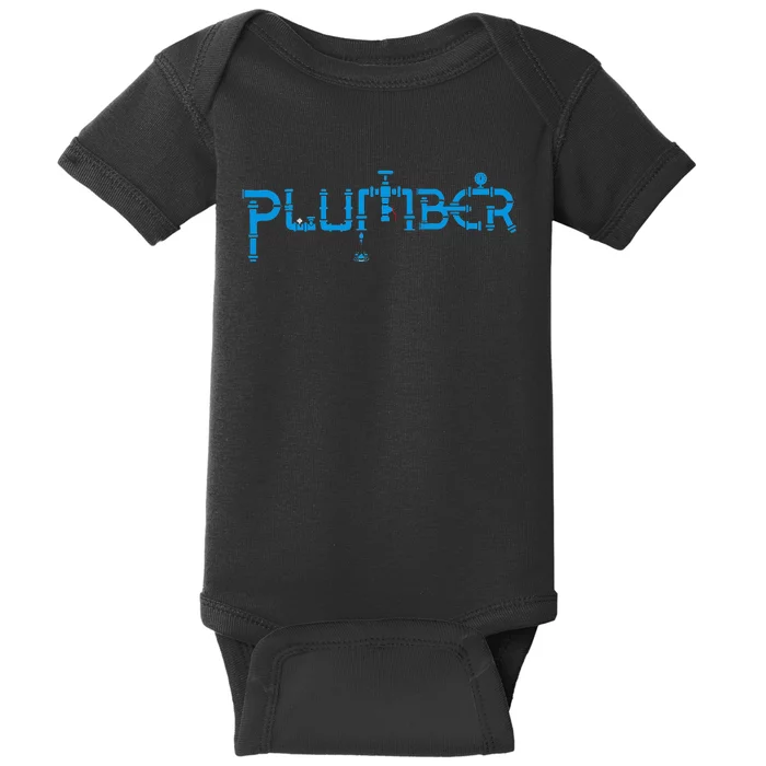 Plumbing Plumber Baby Bodysuit