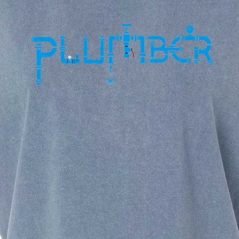 Plumbing Plumber Garment-Dyed Women's Muscle Tee