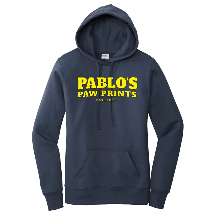 Pablo's Paw Prints, Men, Women Dog Lovers Women's Pullover Hoodie