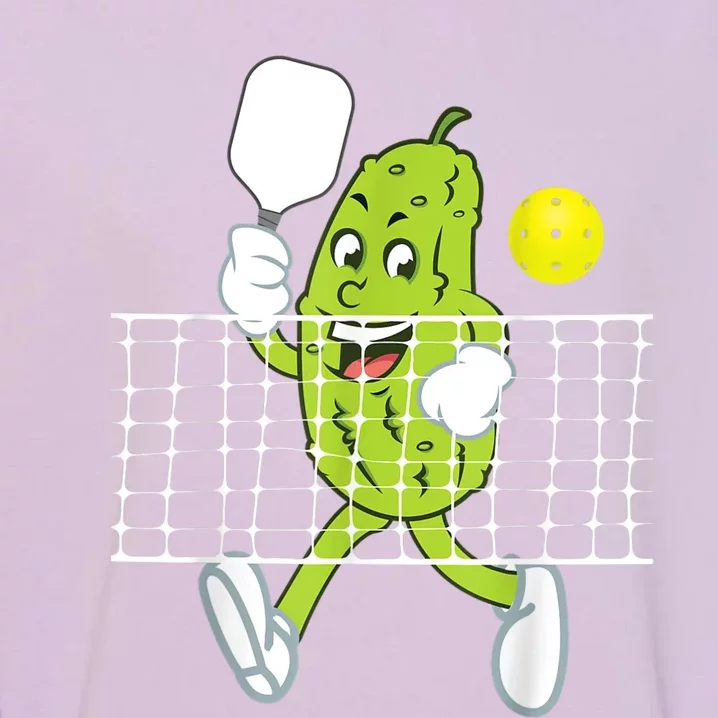 Pickle Playing Pickleball Funny Pickleball Paddleball Garment-Dyed Sweatshirt