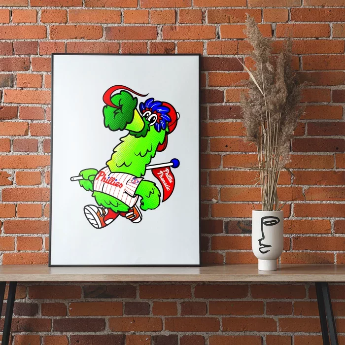 Phillie Phanatic Philadelphia Phillies Est 1883 Baseball Lover Trending For Base Poster