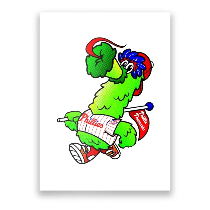 Phillie Phanatic Philadelphia Phillies Est 1883 Baseball Lover Trending For Base Poster