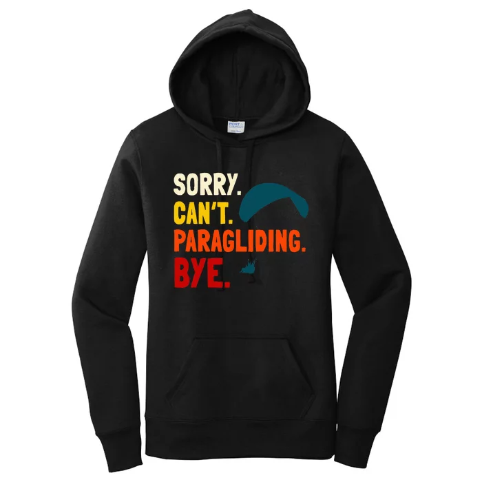 Paragliding Parachute Paragliders Paramotor Skydiving Women's Pullover Hoodie