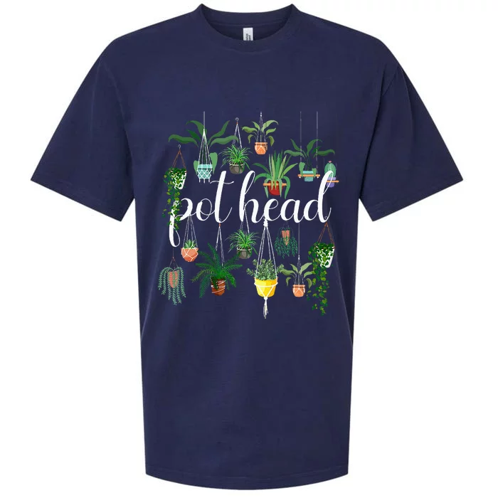 Potted Plant Pot Head Sueded Cloud Jersey T-Shirt