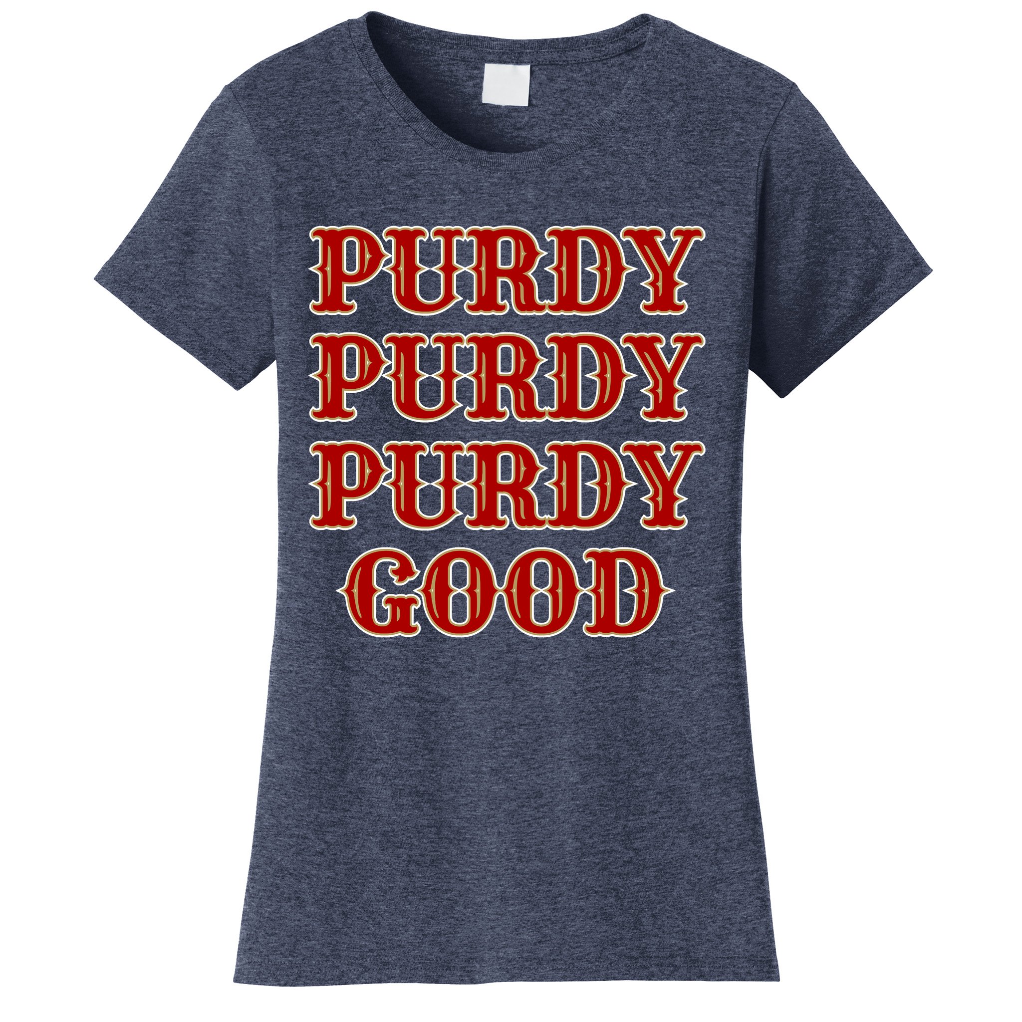 brock purdy' Women's Knotted T-Shirt