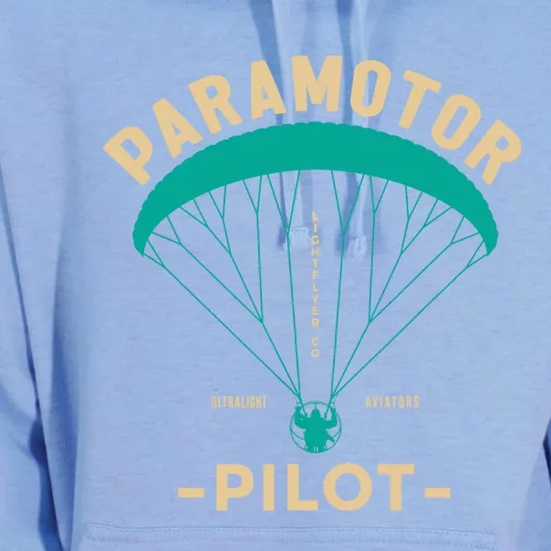 Paramotor Pilot Powered Paragliding Unisex Surf Hoodie