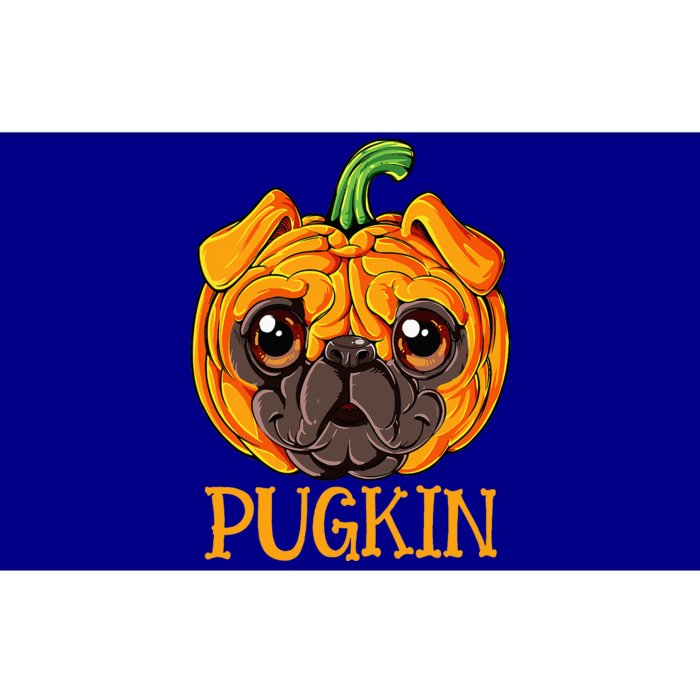 Pugkin Pug Pumpkin Halloween Thanksgiving Dog Bumper Sticker