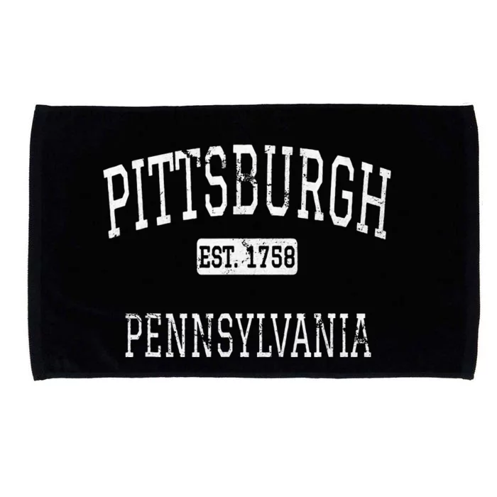 Pittsburgh Pennsylvania Pa Vintage Microfiber Hand Towel