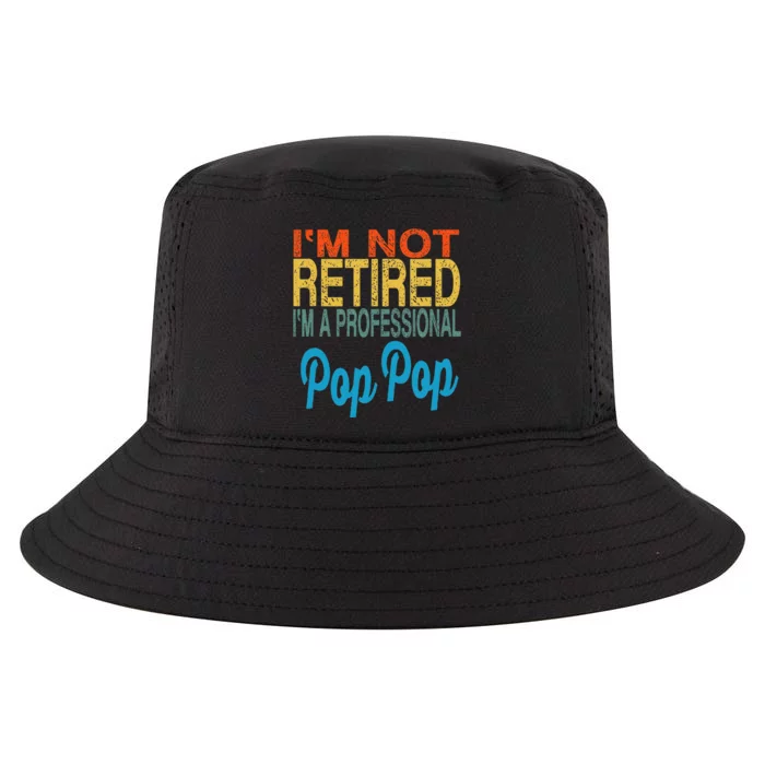 Pop Pop Pop Pop Fathers Day For Grandpa Cool Comfort Performance Bucket Hat