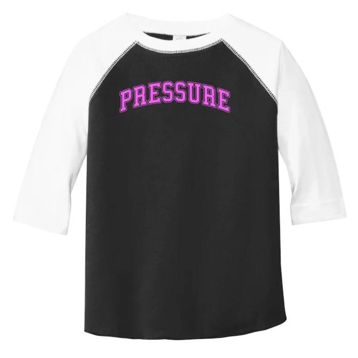 Pink Pressure Pink Color Graphic Toddler Fine Jersey T-Shirt