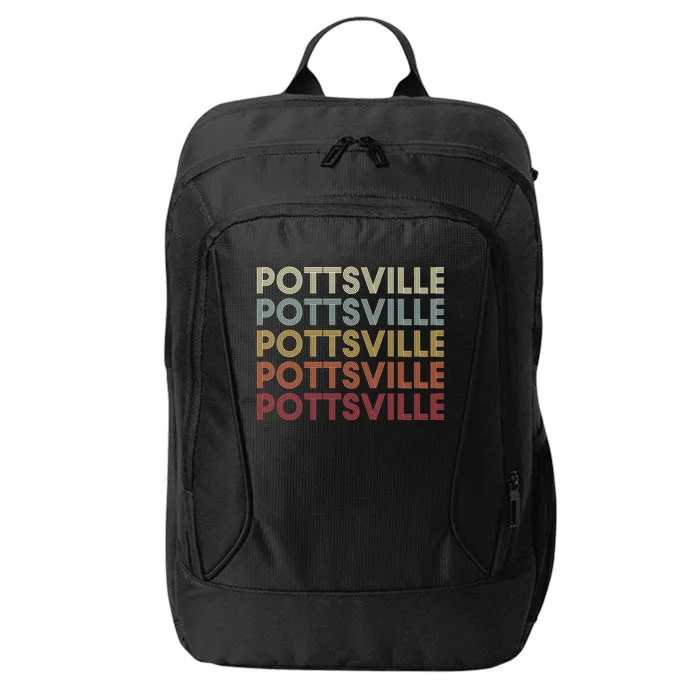 Pottsville Pennsylvania Pottsville Pa Retro Vintage Text Gift City Backpack