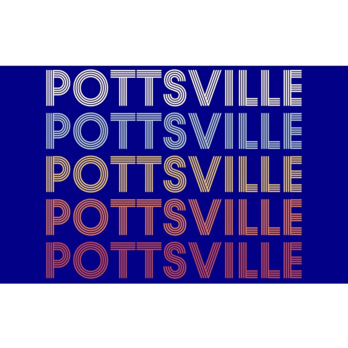 Pottsville Pennsylvania Pottsville Pa Retro Vintage Text Gift Bumper Sticker