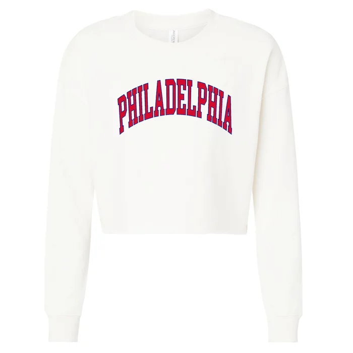 Philadelphia Pennsylvania Cropped Pullover Crew