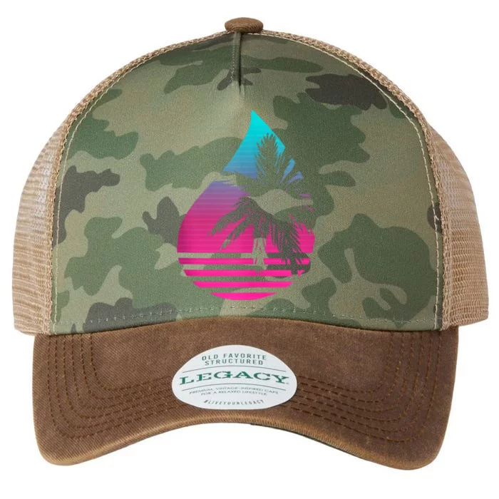 Perspiring Palm Legacy Tie Dye Trucker Hat