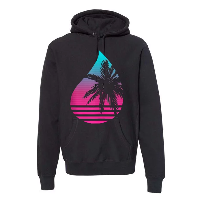 Perspiring Palm Premium Hoodie