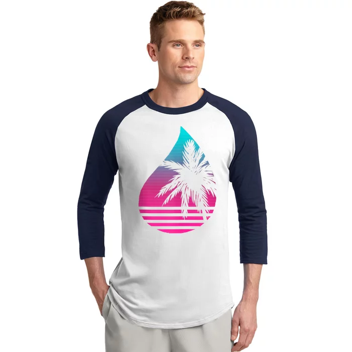 Perspiring Palm Baseball Sleeve Shirt