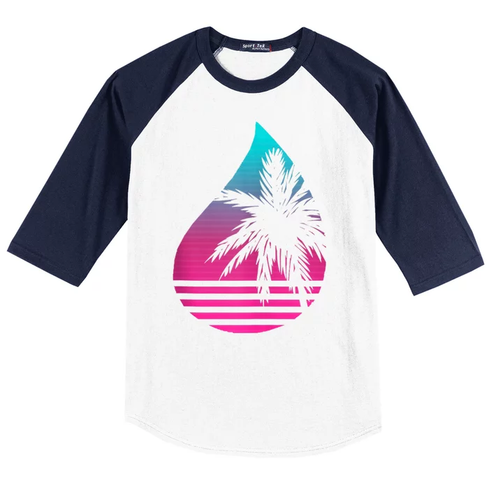 Perspiring Palm Baseball Sleeve Shirt