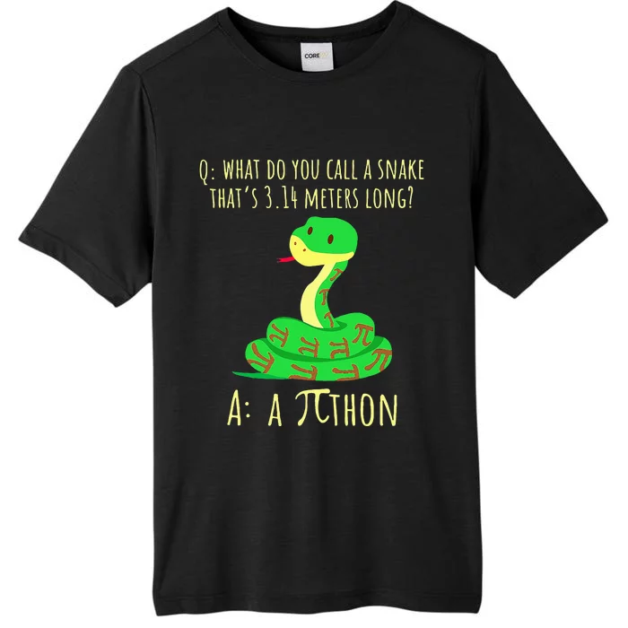 Python Pithon Pi Symbol Funny Math Teacher Pi Day ChromaSoft Performance T-Shirt