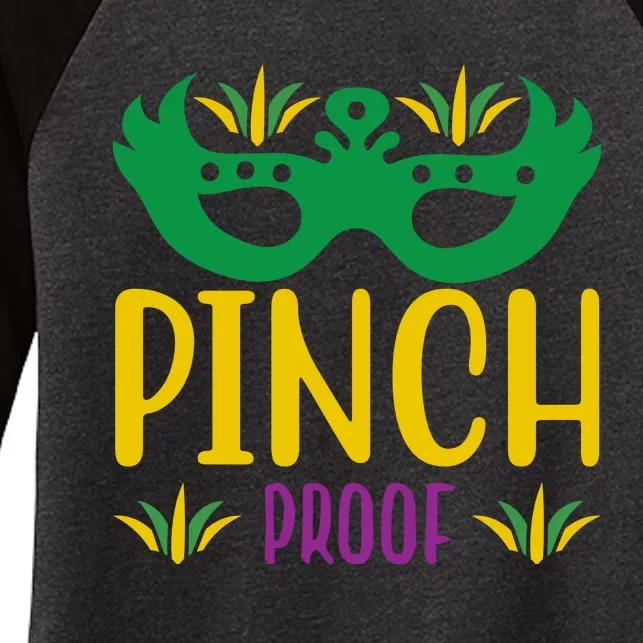 Pinch Proof Women's Tri-Blend 3/4-Sleeve Raglan Shirt