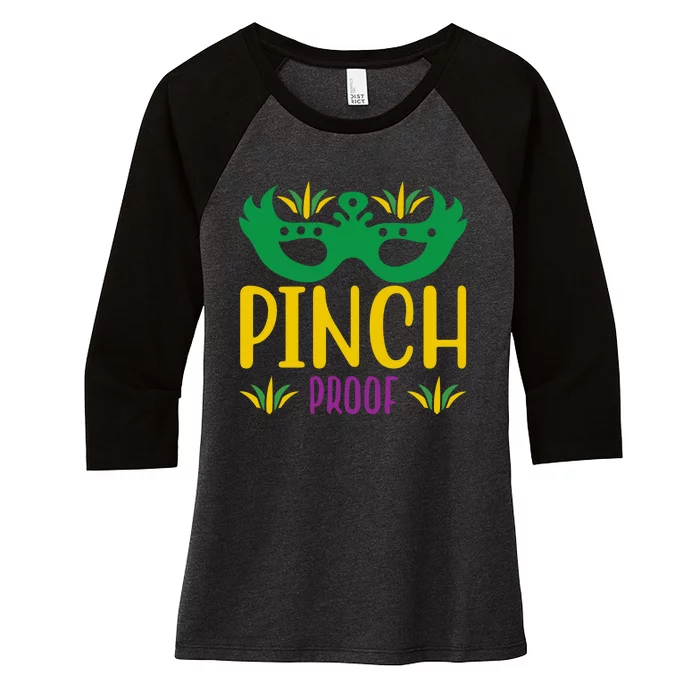 Pinch Proof Women's Tri-Blend 3/4-Sleeve Raglan Shirt