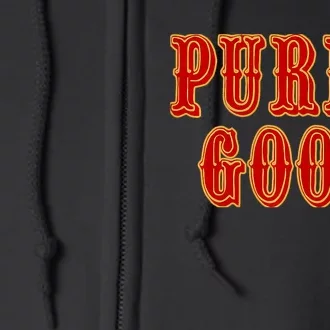 Purdy Purdy Purdy Good Football Quarterback B_rock Purdy Full Zip Hoodie