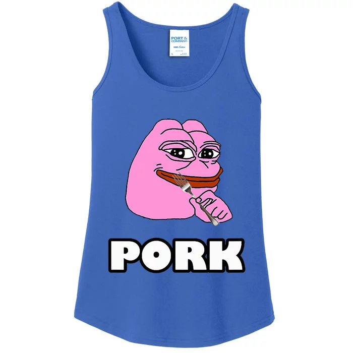 Pork Pepe Pond0x Pondx Pondcoin Pndc Crypto Pauly0x Pond Ladies Essential Tank