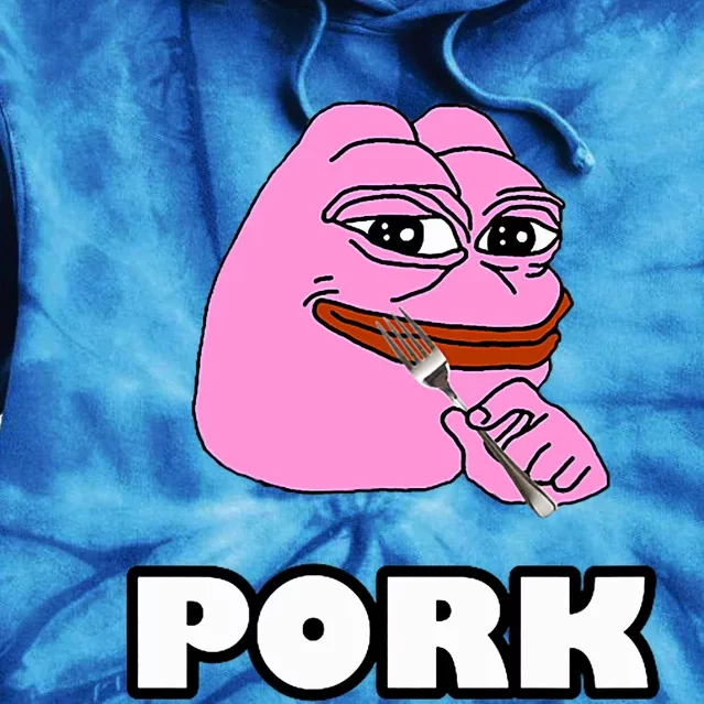 Pork Pepe Pond0x Pondx Pondcoin Pndc Crypto Pauly0x Pond Tie Dye Hoodie