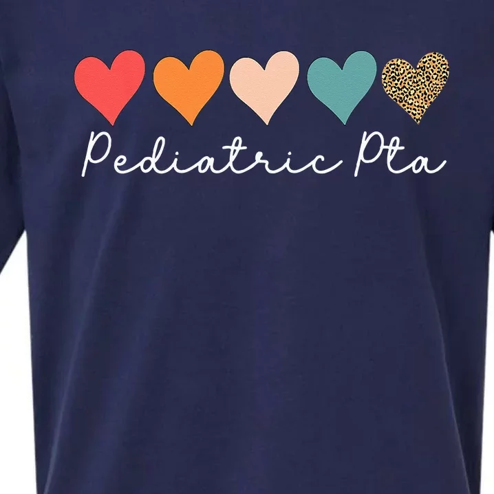 Pediatric PTA Physical Therapy Therapist Assistant Rainbow Sueded Cloud Jersey T-Shirt