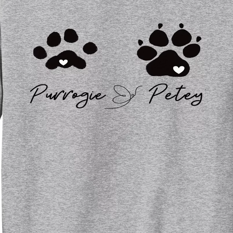 Paw prints Tall Sweatshirt