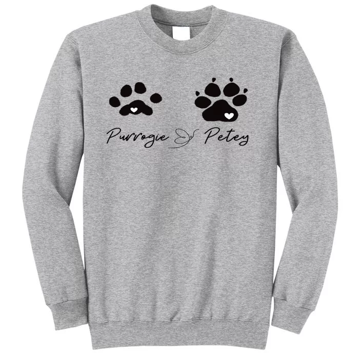 Paw prints Tall Sweatshirt