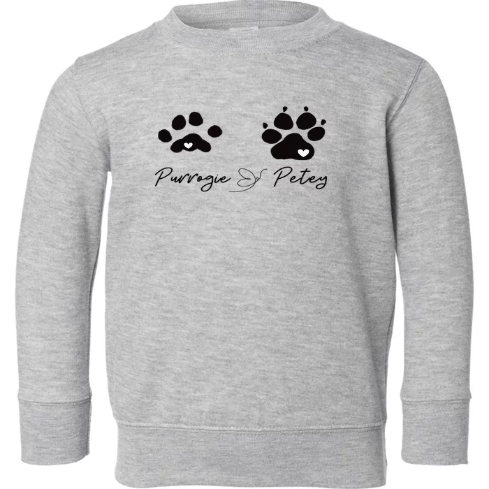 Paw prints Toddler Sweatshirt