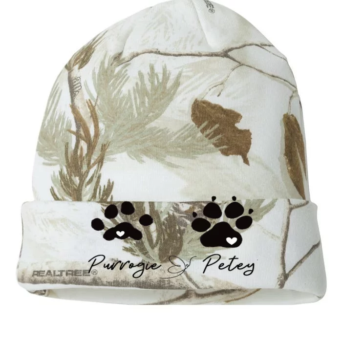 Paw prints Kati - 12in Camo Beanie