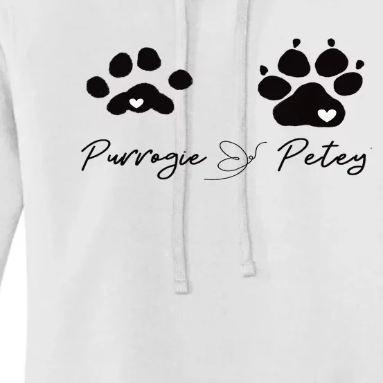 Paw prints Women's Pullover Hoodie