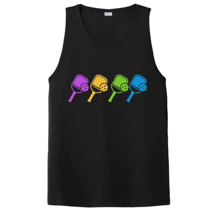 Pickleball Player Paddleball Sport And Pickleball Performance Tank