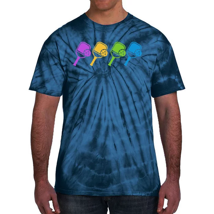 Pickleball Player Paddleball Sport And Pickleball Tie-Dye T-Shirt