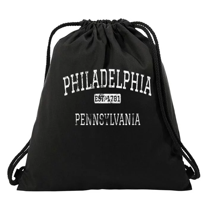 Philadelphia Pennsylvania Pa Vintage Drawstring Bag