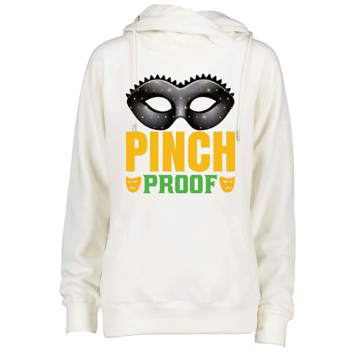 Pinch Proof Womens Funnel Neck Pullover Hood