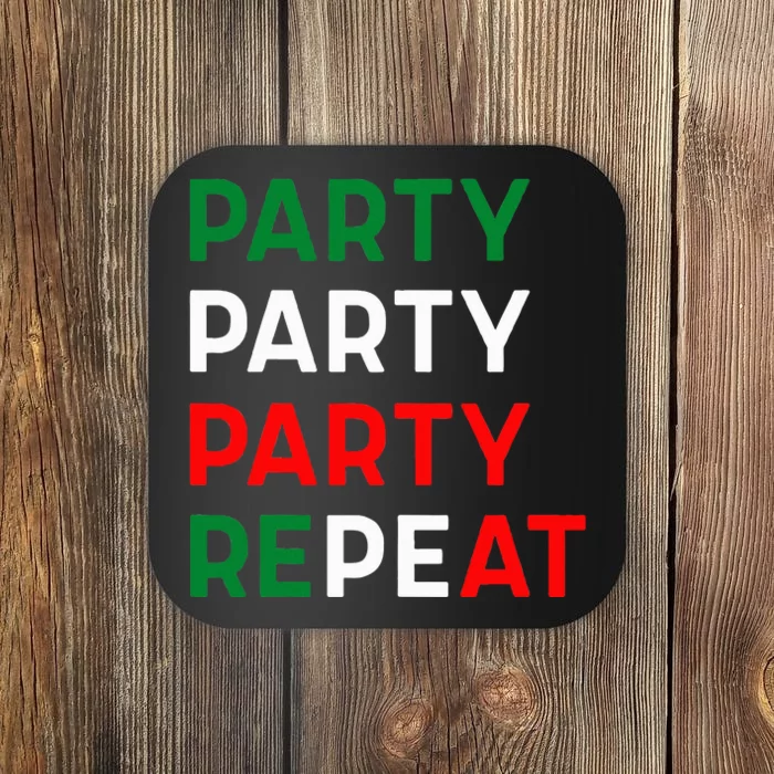 Party Party Party Repeat Coaster