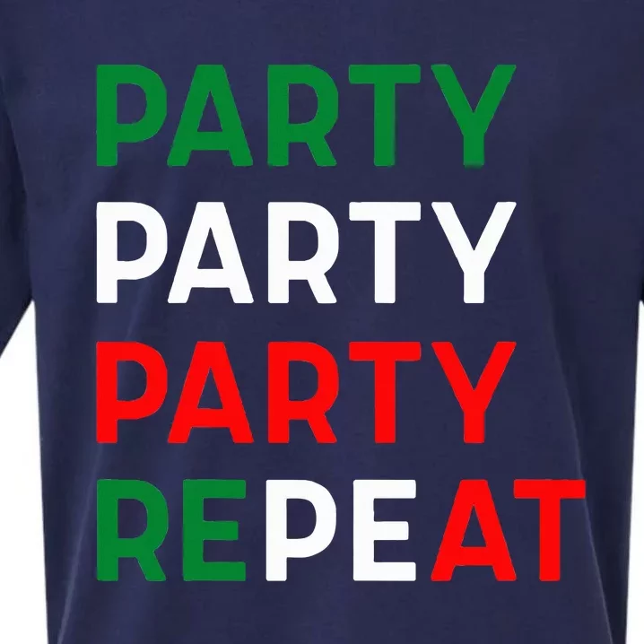 Party Party Party Repeat Sueded Cloud Jersey T-Shirt