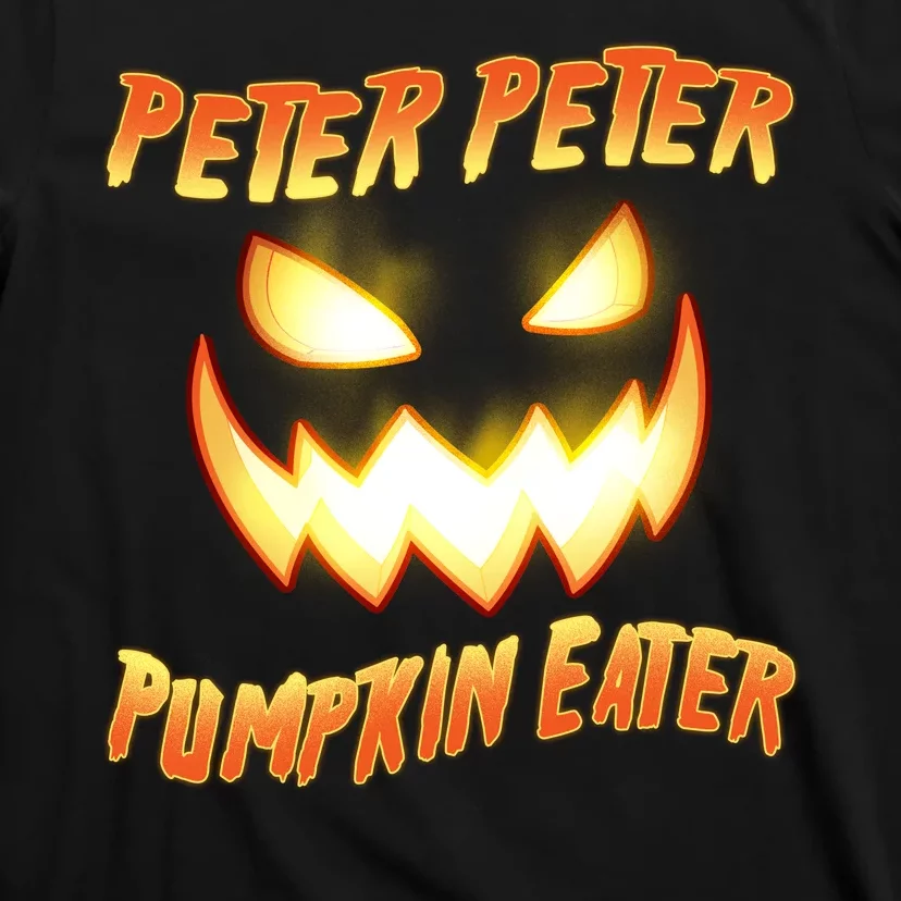 Peter Peter Pumpkin Eater Jack O Lantern T-Shirt