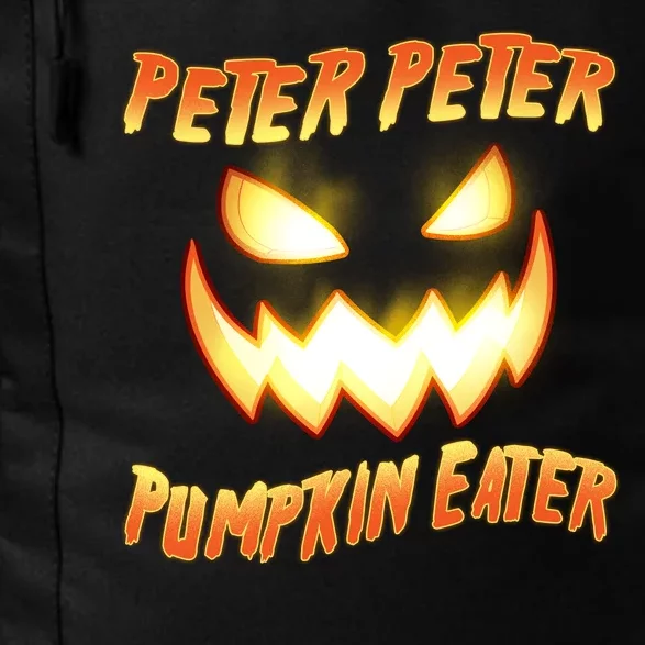 Peter Peter Pumpkin Eater Jack O Lantern Daily Commute Backpack