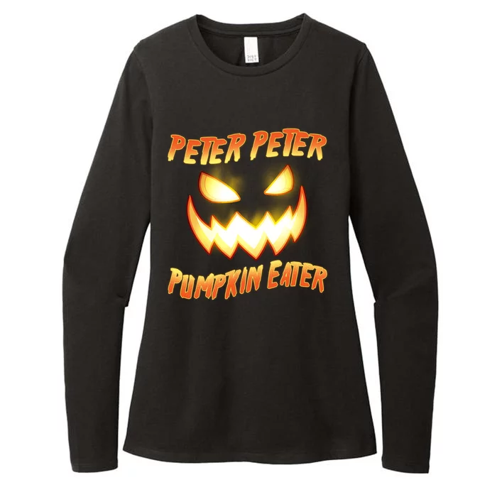 Peter Peter Pumpkin Eater Jack O Lantern Womens CVC Long Sleeve Shirt