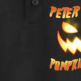 Peter Peter Pumpkin Eater Jack O Lantern Dry Zone Grid Performance Polo