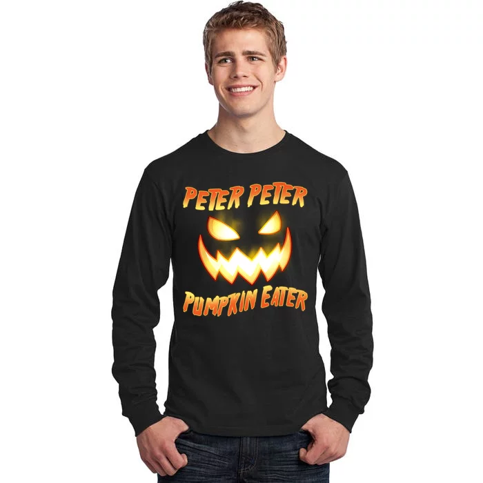 Peter Peter Pumpkin Eater Jack O Lantern Tall Long Sleeve T-Shirt