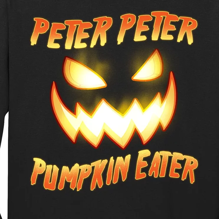 Peter Peter Pumpkin Eater Jack O Lantern Tall Long Sleeve T-Shirt